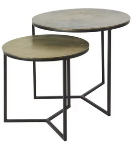 Mesa de Centro de Metal Moderna, Plegable y Portátil, de Lujo, Diseño Unicornio, Muebles de Diseño para Sala de Estar y Hogar - Product Image 2