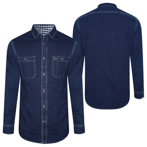 Camisas Vaqueras de Manga Larga para Hombre - Novedad 2026, Camisas Casuales de Mezclilla con Cuello Vuelto para Hombre en Oferta - Product Image 1