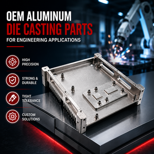 Piezas de Fundición a Presión de Aluminio OEM para Aplicaciones de Ingeniería - Product Image 3