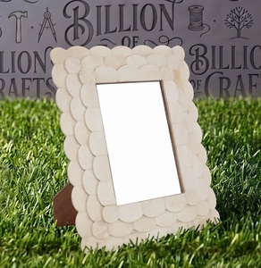 100% Natural Bone <b>Photo</b> <b>Frame</b> Handmade Rectangular Foldable Tabletop Elegant <b>Ornate</b> Design Picture Display for Home Office Gift - Product Image 2