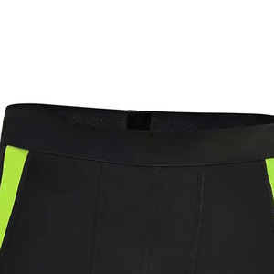 Pantalones Cortos de Boxeo Tailandés Personalizados Premium, Cómodos para Entrenamiento Profesional, Paneles Verde Neón, Alta Elasticidad - Product Image 3