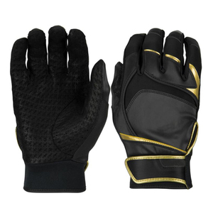 Gants de frappe de baseball professionnels pour adultes en cuir imperméables, vente en gros, couleur et logo personnalisables, sports de plein air - Product Image 1