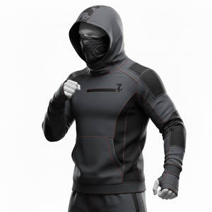 Ropa Deportiva Ligera, Transpirable y Cómoda, Sudadera con Capucha Ideal para Entrenamiento de MMA, Boxeo, Gimnasio, Ejercicio y Actividades - Product Image 1