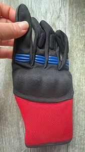 Guantes de Motociclismo de Cuero para Hombre, Protección Completa para los Dedos, Antideslizantes, con Fibra de Carbono, Protección para las Articulaciones, Pantalla Táctil - Product Image 4