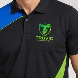 เสื้อโปโลแขนสั้นผู้ชายขายส่ง เนื้อผ้าเจอร์ซีย์ระบายอากาศได้ดี สีพื้นแบบกำหนดเอง ไซส์พลัส เสื้อโปโลผู้ชายไซส์ใหญ่ - Product Image 6