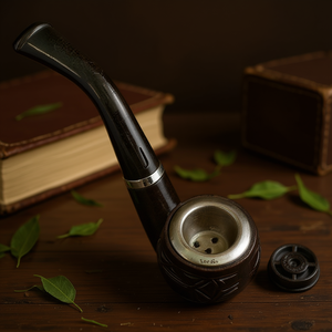 Pipa de Fumar de Madera Hecha a Mano, Venta al Por Mayor de Fábrica, Duradera, Ecológica, Portátil, con Logotipo Personalizado, Estilo Vintage - Product Image 3
