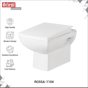 Inodoro suspendido de cerámica blanca de alta calidad, elegante y de gran venta, para uso en baños, procedente de la India. - Product Image 2