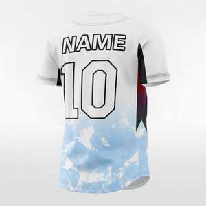 Camiseta de Béisbol Sublimada Personalizada, Tejido Transpirable de Secado Rápido, Uniforme de Equipo con Impresión Completa para Torneos al Aire Libre - Product Image 5