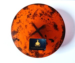 Eco friendly Epoxy Resin Cake Stand Platter Personalized For Party Wedding & Birthday Cake Cutting Carmony Stand At best Price - Product Image 4