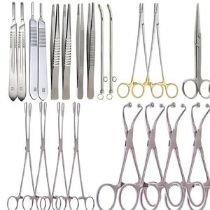 Juego de 32 Instrumentos Quirúrgicos Manuales Pequeños de Alta Calidad, Acero Inoxidable, Herramientas de Cirugía Vaginal y Ginecológica, Certificación ISO CE - Product Image 3