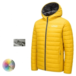 Blouson matelassé épais pour homme, manteau d'hiver chaud personnalisé, vêtement d'extérieur streetwear surdimensionné, fabricant OEM - Product Image 2