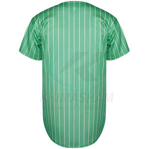 เสื้อเบสบอลโพลีเอสเตอร์ 100% ทนทาน ผิวสัมผัสนุ่ม ผลิตตามสั่ง เสื้อเจอร์ซีย์ฤดูร้อนแบบสั้น ระบายอากาศได้ดี แห้งเร็ว ผลิตในปากีสถาน - Product Image 2