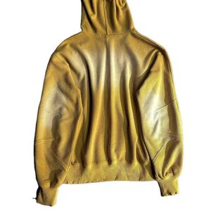 KIVOTECH Nouveauté : Sweats à Capuche Zippés pour Hommes, Style Unique, 100% Coton Thermique, Manches Effet Délavé, Design Respirant - Product Image 2