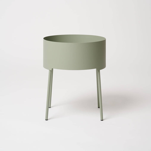 Soporte de Metal Moderno para Macetas en Color Verde Salvia con Patas Altas para Decoración Elegante en Interiores y Exteriores del Hogar y Jardín - Product Image 5