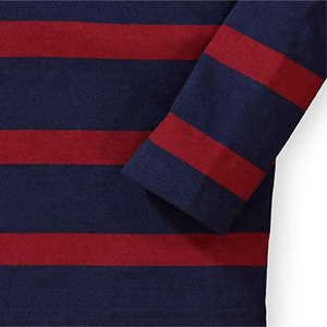 Camiseta de Rugby Personalizada al por Mayor de Alta Calidad, Poliéster/Algodón, Peso Pesado 280gsm, Tejido de Invierno Antiarrugas, Logotipo Bordado - Product Image 3