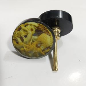 Bouton de porte en résine sauterelle innovant Design contemporain pour les entrées d'armoires à tiroirs et commodes avec une fonctionnalité intemporelle - Product Image 2