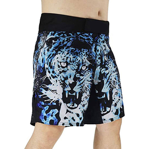 Shorts de combat MMA personnalisés en polyester 100% pour hommes, imprimés par sublimation, pour adultes et jeunes - Product Image 5