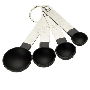 4pcs Stainless Steel <b>Measuring</b> <b>Spoon</b> Set High Precision Kitchen <b>Measuring</b> Tools Heat Resistant <b>Measuring</b> Scoops for Flour Spices - Product Image 1