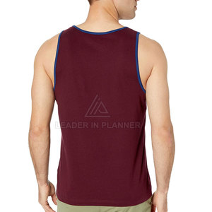 เสื้อกล้ามออกกำลังกายแบบใหม่สำหรับผู้ชาย มีสินค้าพร้อมส่ง ผลิตจากผ้าฝ้ายผสมโพลีเอสเตอร์ - Product Image 3