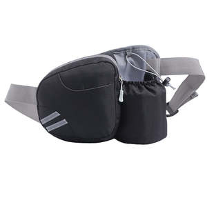 Riñonera táctica multifuncional impermeable grande para senderismo al aire libre, con cremallera, de poliéster BAGNEX, con forma de almohada - Product Image 3