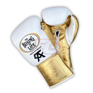 Gants d'entraînement personnalisés de haute qualité « No Boxing No Life », structure à doigts entiers, fermeture auto-agrippante, respirants, avec support de poignet lacé - Product Image 3