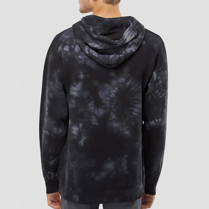 บริการขายส่ง OEM เสื้อฮู้ดผู้ชายลายมัดย้อม ผ้าฝ้ายฟลีซ ทรงปกติ ผ้าเฟรนช์เทอร์รี่ สวมใส่สบายในฤดูหนาว เป็นมิตรกับสิ่งแวดล้อม แห้งเร็ว - Product Image 5