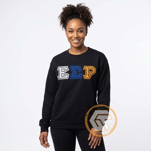 Pull-over personnalisé de haute qualité pour femmes Sigma Gamma Rho, en coton molletonné écologique, broderie sur le devant, pour l'automne et l'hiver - Product Image 2