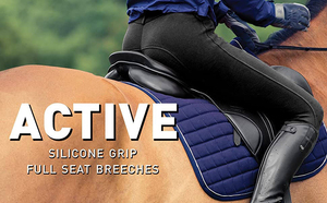 Pantalones de equitación de silicona con asiento completo para mujer, leggings de equitación estampados al por mayor - Product Image 6