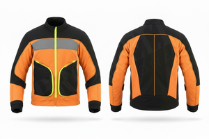 เสื้อแจ็คเก็ตมอเตอร์ไซค์ผ้ากันน้ำ ระบายอากาศได้ดี พร้อมแถบสะท้อนแสง  สำหรับนักขี่  บุแผ่นรองไหล่  ลดราคาพิเศษ - Product Image 5