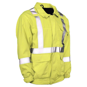 Chaqueta de Seguridad para Hombre con Capucha, Ropa de Trabajo de Alta Calidad, Etiqueta con Logotipo Personalizado, Chaqueta de Seguridad de Lona Impermeable para Invierno, Mejor Precio - Product Image 3