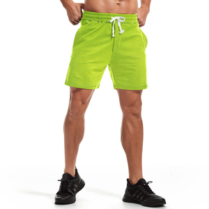 Shorts en tissu éponge 100% coton pour homme, avec cordon de serrage à la taille, plusieurs poches, taille adulte, faciles à porter. - Product Image 3