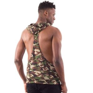 Camiseta Deportiva sin Mangas para Hombre, Estilo Racerback, Suave, Elástica, Transpirable, para Gimnasio, Ejercicio, Ropa Deportiva, Fabricante Personalizado - Product Image 2