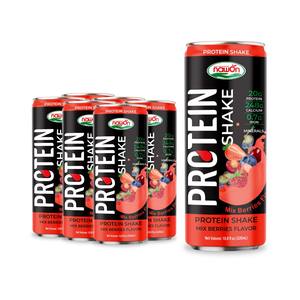 Shake protéiné sans sucre au chocolat, canette 330 ml, prêt à boire, fabricant de boissons à marque privée - Product Image 2