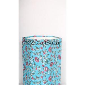 Poubelle élégante hexagonale pliable en papier recyclé fait main, pour usage intérieur/extérieur, bureau ou rue, idéale pour le bricolage et l'impression. - Product Image 3