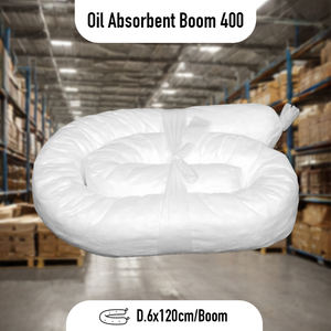 Minibarra Absorbente Blanca para Aceite, 400, Alta Absorbencia, Malla Flotante para Control de Derrames, para Limpieza Industrial, Marina y Emergencias - Product Image 2