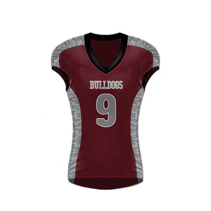 Maillots de football américain respirants de dernière génération, grandes tailles, uniformes en gros, personnalisables, 100 % polyester, unisexes, sur mesure - Product Image 5
