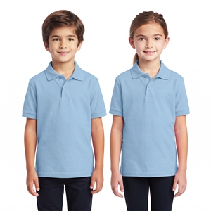 Camiseta Polo Unisex para Niños, Playera Casual de Manga Corta con Cuello, Prenda de Punto Lisa, Ropa al por Mayor - Product Image 1