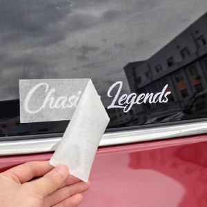 UV Proof Weatherproof Custom Logo Cut Out Letter Transfer <b>Stickers</b> <b>Bumper</b> Windshield Vinyl Car Decals Car Window <b>Stickers</b> - Product Image 5