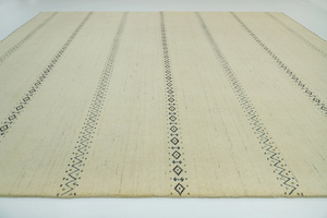 Alfombra de Lana Gabbeh Color Marfil, Alfombra Tejida a Mano Minimalista, Alfombra Grande para Piso, Decoración Acogedora para el Hogar 5062 - Product Image 3