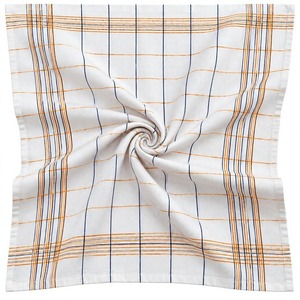 Essuie-tout en coton à carreaux bleus Coastal Breeze - Chiffon de cuisine tissé durable à absorption rapide et linge de maison de style campagnard - Product Image 3