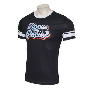 Conception personnalisée Football américain Fan Jersey Graphique Imprimé Conception 100% Polyester Transfert de chaleur Respirant Évacuation de l'humidité Rapide - Product Image 4