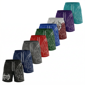 Nouveaux shorts de survêtement streetwear unisexe en coton 100% de qualité supérieure, personnalisés, effet délavé, pour la décoration sur mesure, vente en gros OEM ODM - Product Image 1