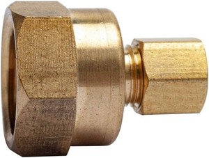 Connecteur de compression femelle en laiton sans plomb forgé à chaud certifié ISO X OD - Résistant à la corrosion basse pression - Product Image 3