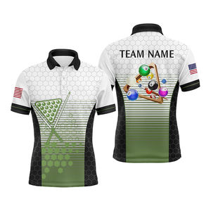 Camisetas de Snooker Personalizadas de Alta Calidad, Transpirables y de Secado Rápido, Camisetas de Billar Casuales de Manga Corta para Hombre, Camisetas de Equipo de Billar Digitales - Product Image 6