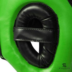 Protector de Cabeza de Cuero para Boxeo, Equipo Ligero, Transpirable y Ajustable con Diseño Personalizado para Entrenamiento de MMA 2026 - Product Image 2
