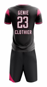 Uniformes de Fútbol Personalizables para Hombre, Sublimados e Impresos, 100% Poliéster, Secado Rápido, Mangas Cortas, Uniformes de Verano para Equipos - Product Image 4