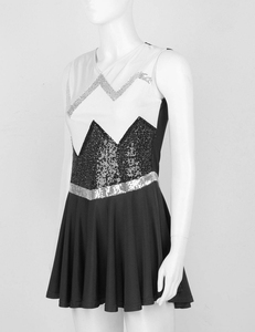 Tenues d'entraînement de cheerleading unisexes personnalisées en gros, imprimées par transfert thermique, 100 % polyester, uniformes d'entraînement, service OEM - Product Image 6