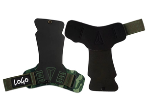 Poignées de paume réglables en néoprène avec motif antidérapant pour l'entraînement des doigts, vert et noir, poignées de paume avec la meilleure qualité OEM - Product Image 2