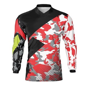 Jersey de Motocross 2026 Personalizado, Transpirable, de Poliéster, Manga Larga, con Logotipo Personalizado, de Alta Calidad, para Carreras de Motocross - Product Image 1