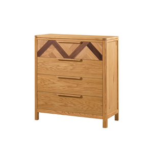 Armoire haute en bois massif chêne/pin/acacia de la collection MARS, prix avantageux, armoire de salon, meubles pour la maison - Product Image 1